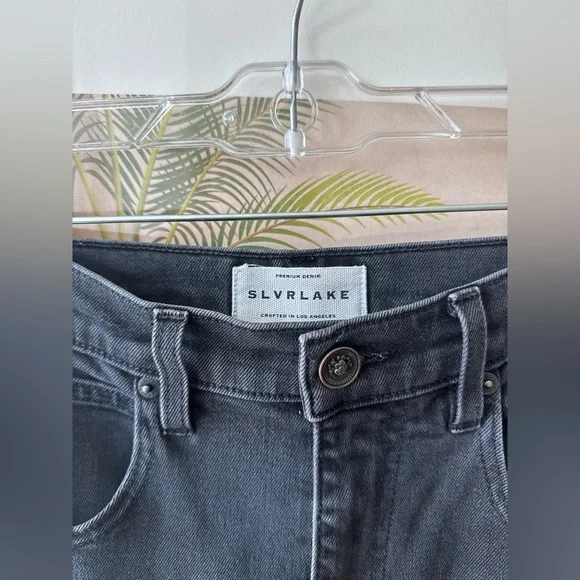 SLVRLAKE Grace Jeans in Jet Black - Picture 9 of 10